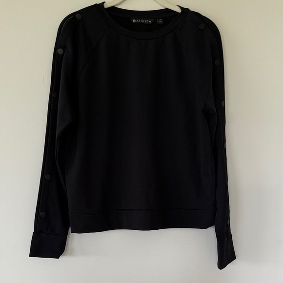 Athleta Black Snappy Sweatshirt - Picture 13 of 15